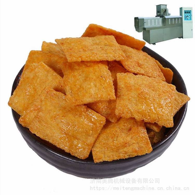 香酥膨化吊爐鍋巴加工機器追劇零食苦蕎薯片生產(chǎn)線