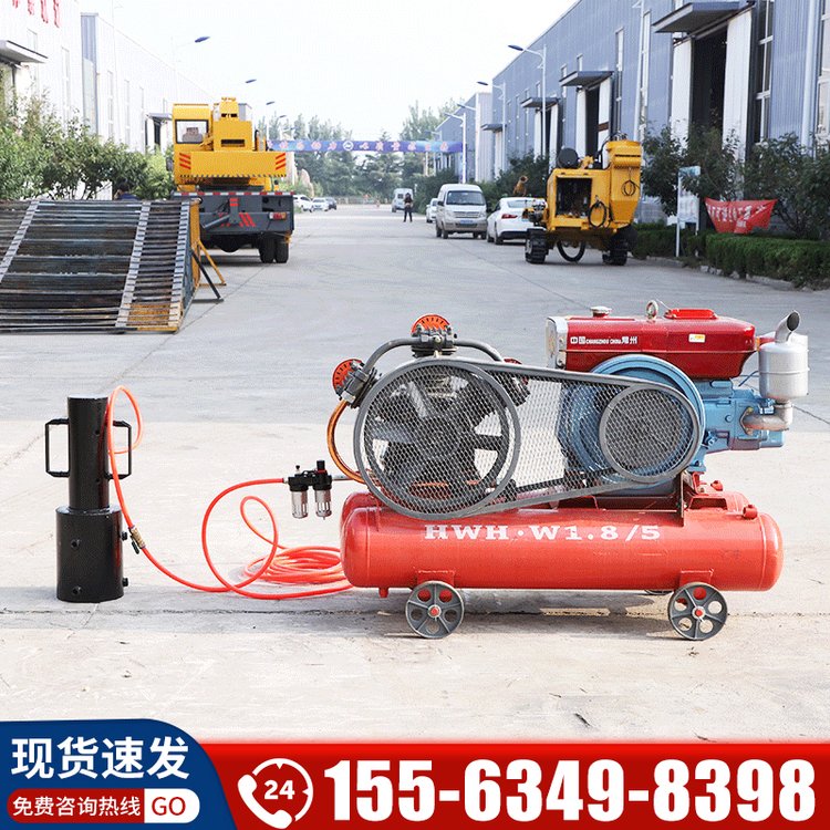 公路防汛打樁機(jī)農(nóng)場防護(hù)工程機(jī)械果園防汛道路防護(hù)打樁機(jī)