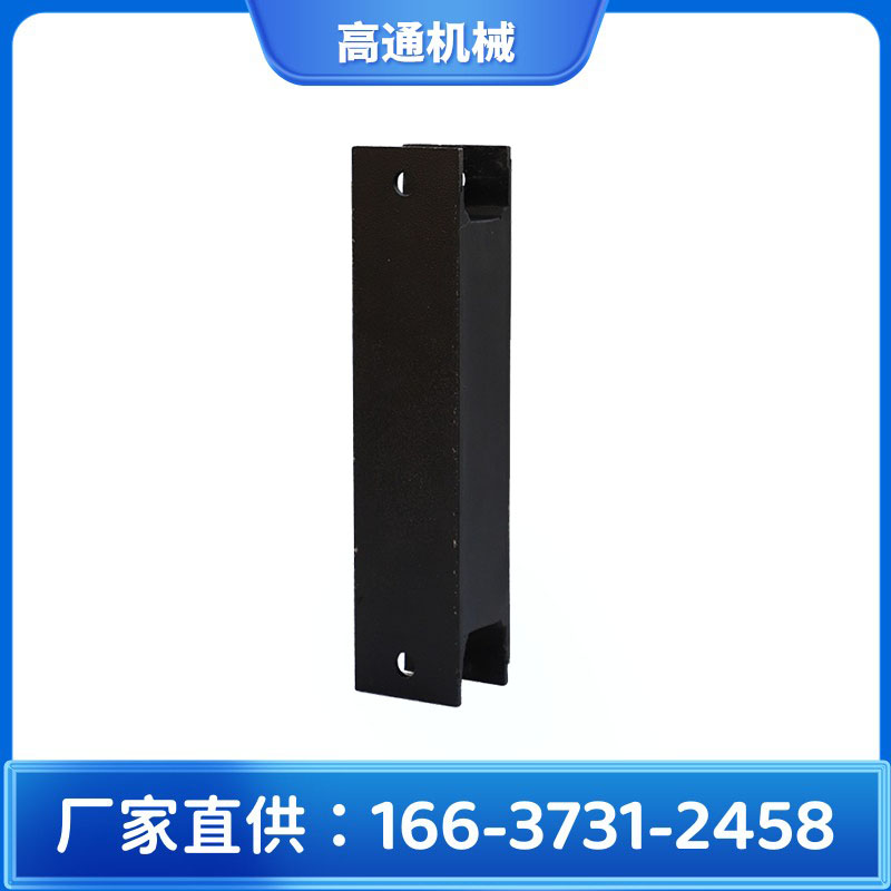 反擊式破碎機減震墊黑色長方形定制型號高通機械剪切彈簧廠家