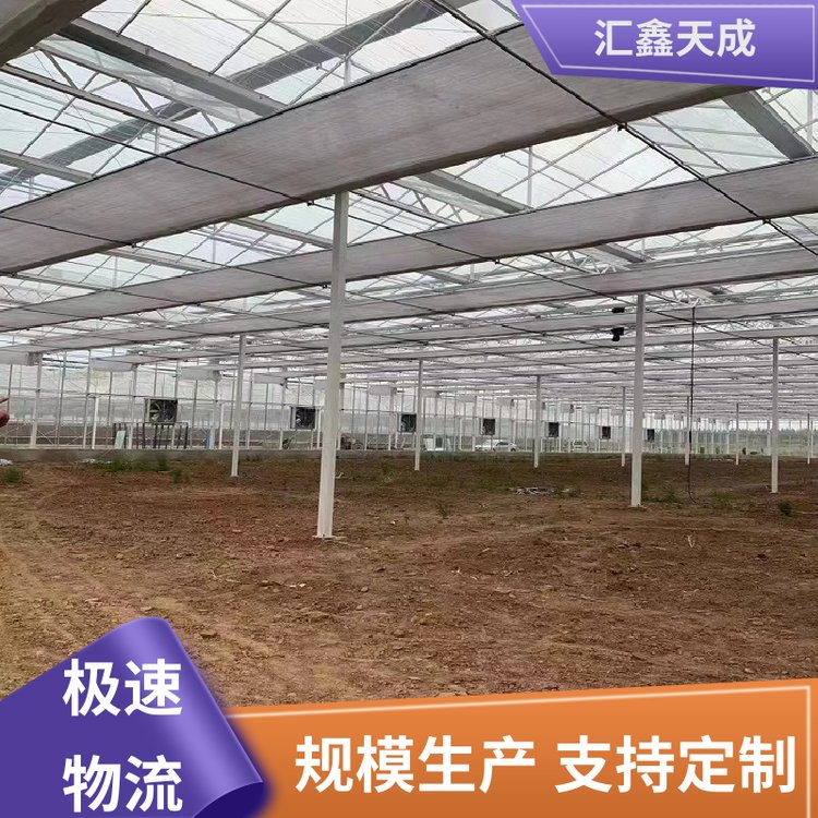 匯鑫天成新型單體薄膜大棚安裝簡單施工方便搭建工期短