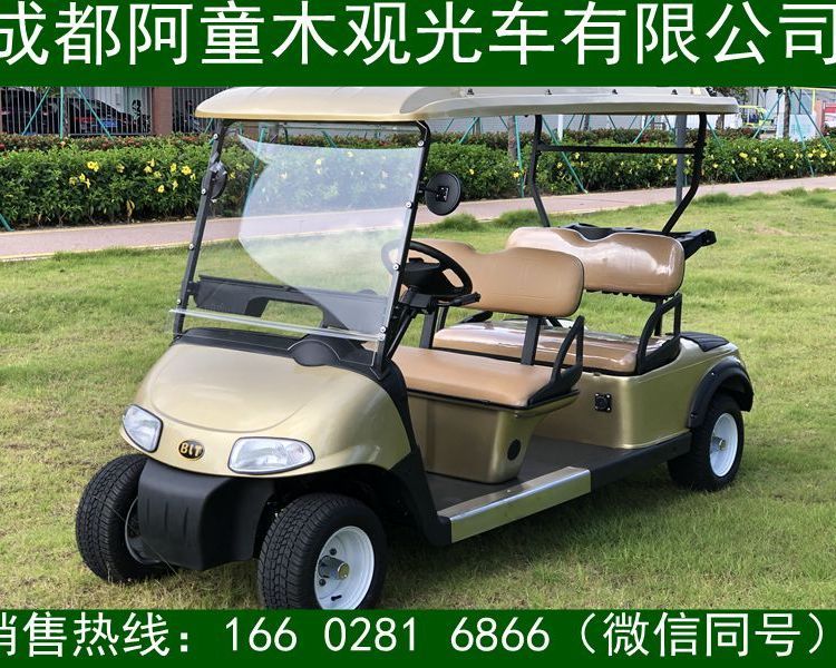 4座非封閉高爾夫球車(chē)校園景區(qū)公園球場(chǎng)多重場(chǎng)所適用