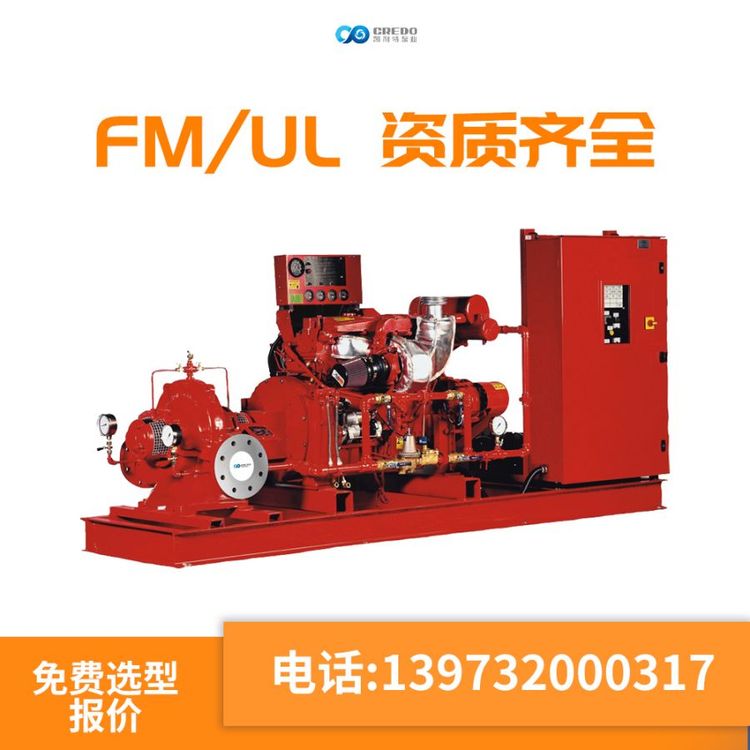 CSF125-300G柴油機消防泵FM\/UL認證消防用泵生產(chǎn)廠家