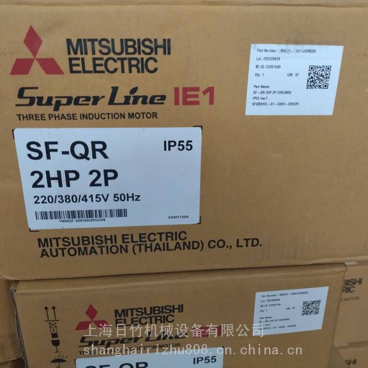 原裝泰國三菱電機(jī)SF-QRV1.5KW\/220V.50HZ\/6P批量供應(yīng)