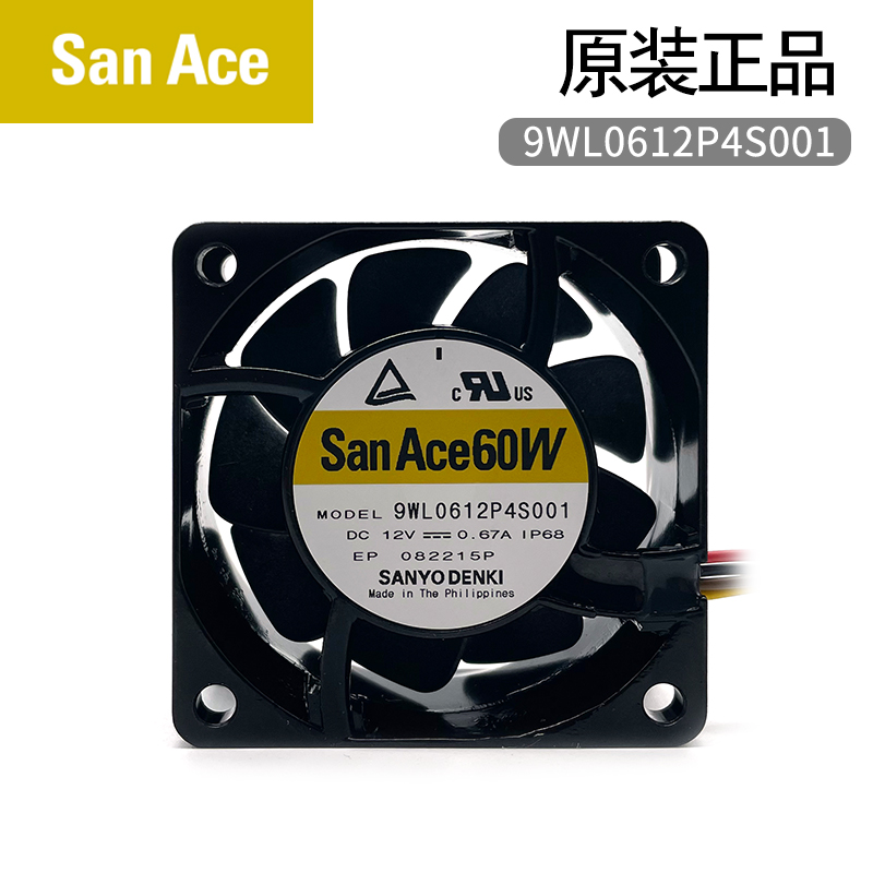 SanyoDenki9WL0612P4S001長(zhǎng)壽命防水風(fēng)扇60x60x25mm