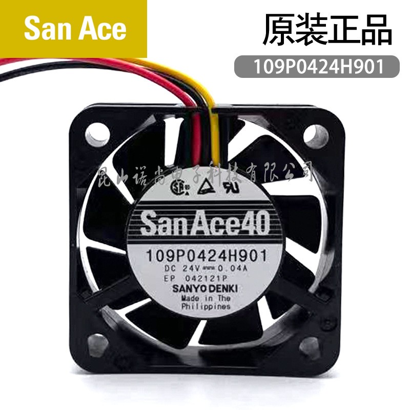 SanyoDenki109P0424H901ֱL(fng)DCFan40x10mm24V