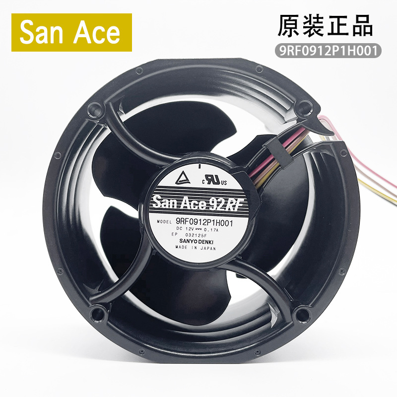 SanyoDenki9RF0912P1H001正反轉(zhuǎn)風(fēng)扇92x38mm12V