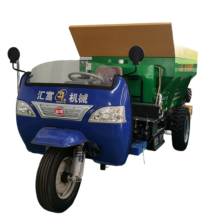 三輪一體撒糞車(chē)有機(jī)肥撒肥車(chē)牛羊糞揚(yáng)糞機(jī)干濕糞兩用拋灑機(jī)