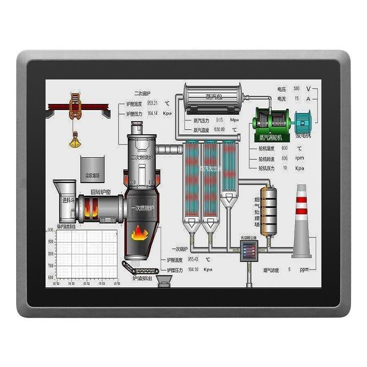 15.6寸嵌入式工控一體機工控PC顯示器觸摸顯示屏商家可定制