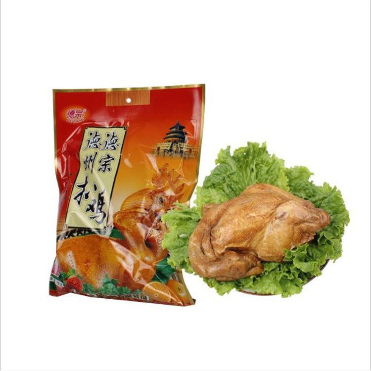 五香扒雞廠家批發(fā)山東特產(chǎn)熟食零食脫骨燒雞真空包裝熟食