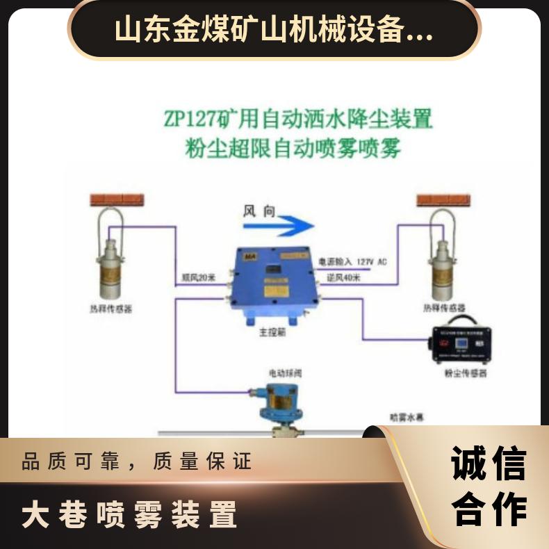 金煤供應(yīng)ZP-127礦用自動灑水降塵裝置大巷噴霧轉(zhuǎn)載點(diǎn)