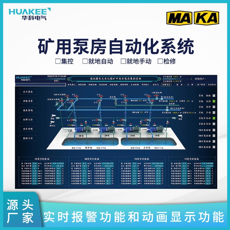 煤礦排水遠(yuǎn)程自動(dòng)集控系統(tǒng)礦用泵房系統(tǒng)井下排水系統(tǒng)