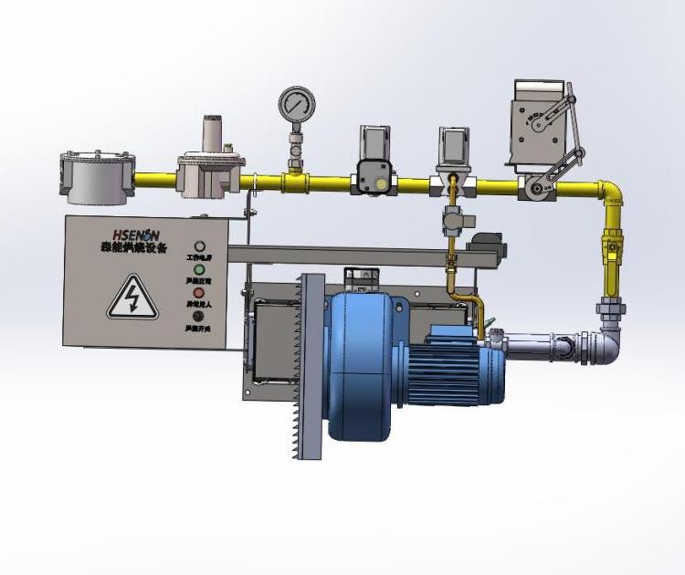 shoei正英天然氣直燃式空氣加熱燃燒器60萬大卡700KWDCM-60