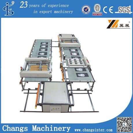 SPT60100自動跑臺印花機(jī)，拖鞋印刷機(jī)，皮革印花機(jī)，益彰機(jī)械