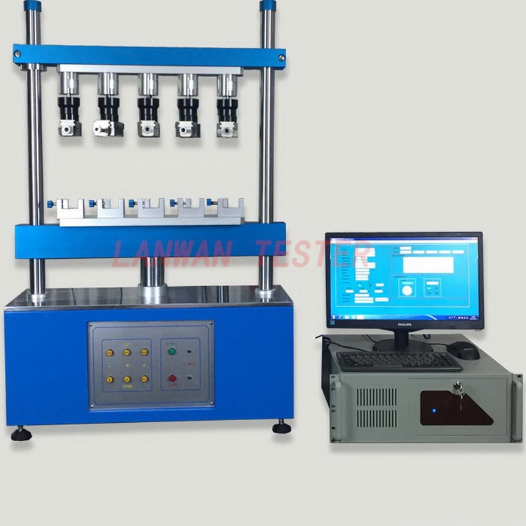 五工位插拔力試驗(yàn)機(jī)，多工位接插件端子插拔耐久測(cè)試機(jī)