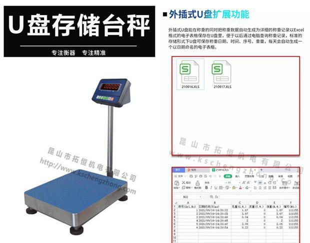 拓恒機電U盤存儲記錄臺秤品質(zhì)控制生產(chǎn)檢驗性能穩(wěn)定