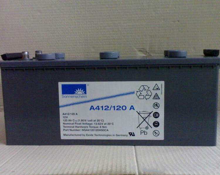 德國陽光A412\/120A規(guī)格及參數(shù)12V-120AH免維護膠體蓄電池