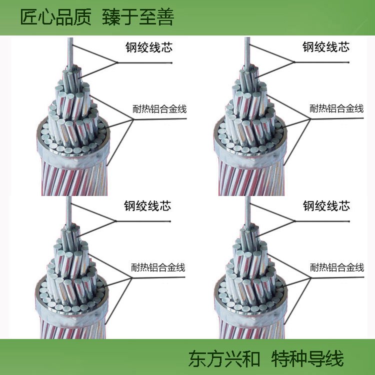 雙分裂耐熱鋁合金導(dǎo)線(xiàn)2x（NRLH58GJ-630\/80）東方興和出品