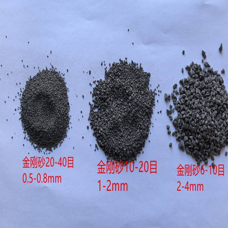 廣西金剛砂廠家工業(yè)級高硬度耐磨除銹金剛砂高效噴砂除銹