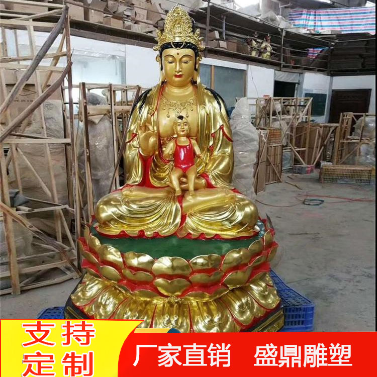 觀音像雕塑大型人物神像定制室內(nèi)室外造型包安裝全國(guó)供應(yīng)