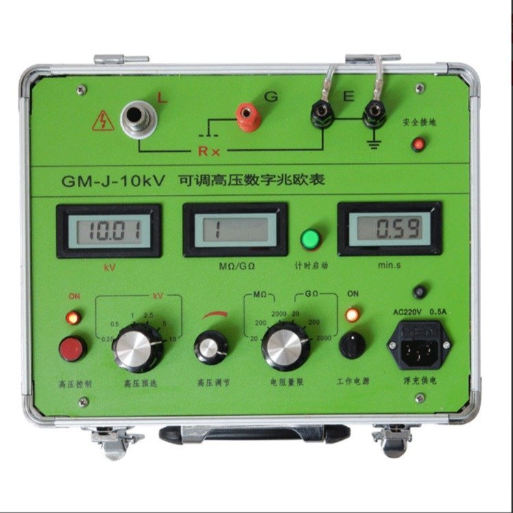 GM系列可調(diào)高壓數(shù)字兆歐表GM-5kV-200G\/10mA