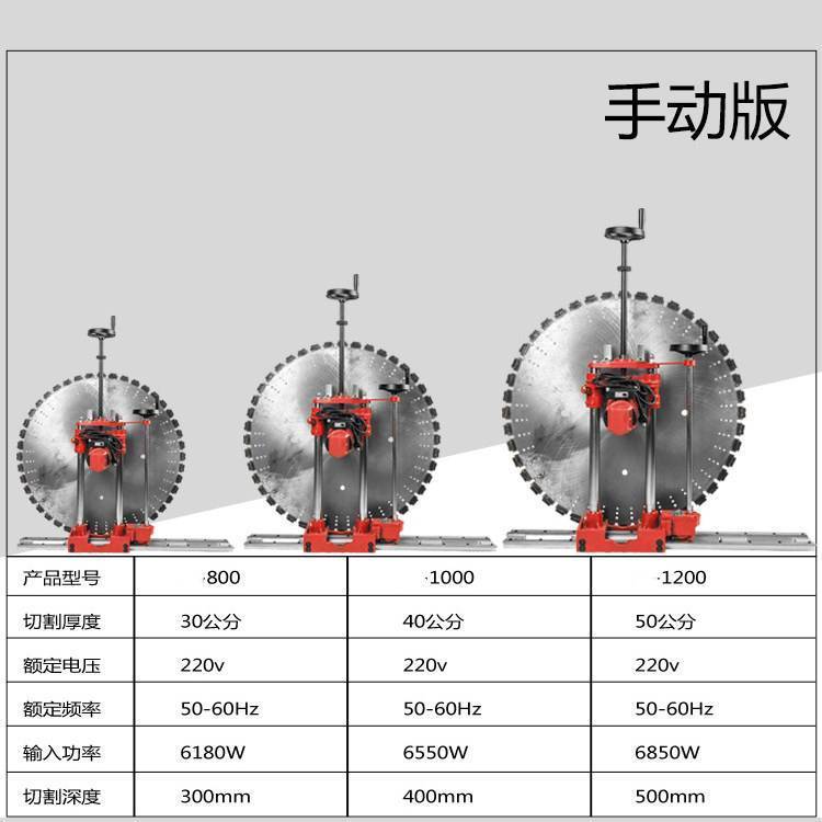 批發(fā)800墻壁切割機裝修建筑切割墻壁用的帶1.2m軌道*2